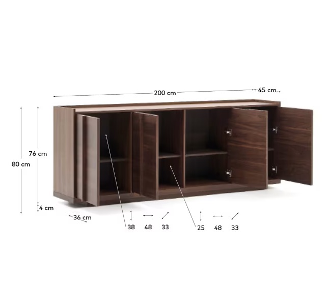 Credenza Onix - - Spazio Arreda